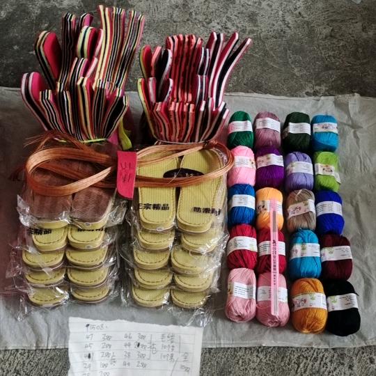 啊霞纯手工名称羊羔绒五层棉布毛线鞋底鞋面