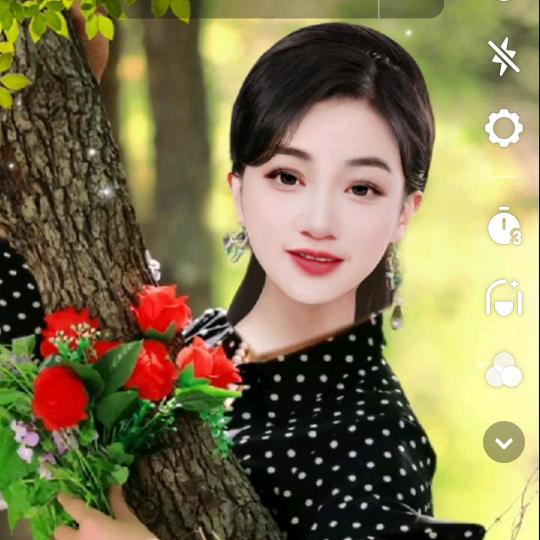 康红美。