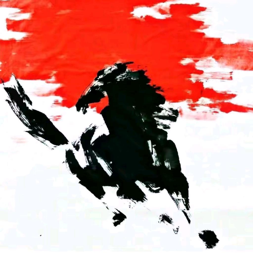 简单（国画牡丹）