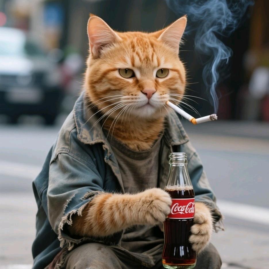 孤独的橘猫生活