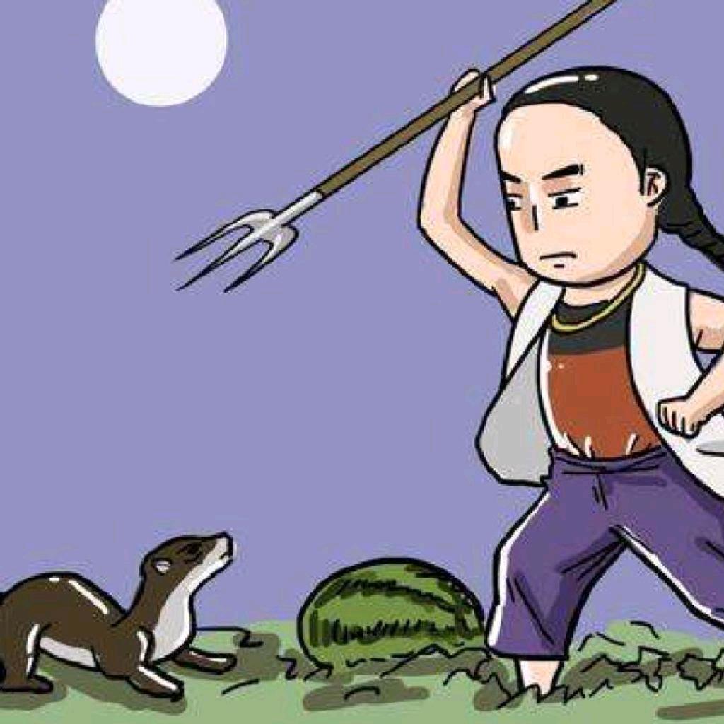 找猹的闰土.