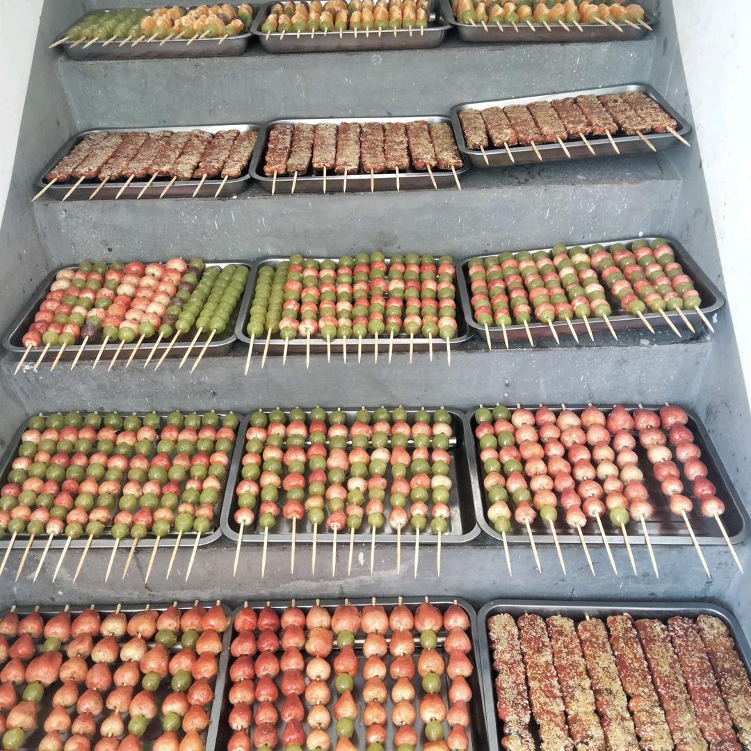 橡子凉粉，炒凉粉