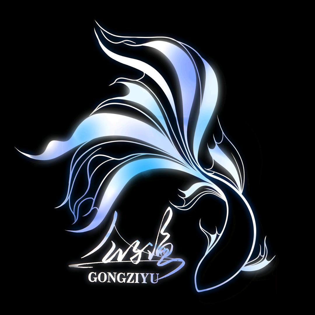 公子渔蓝白绣球孔雀鱼