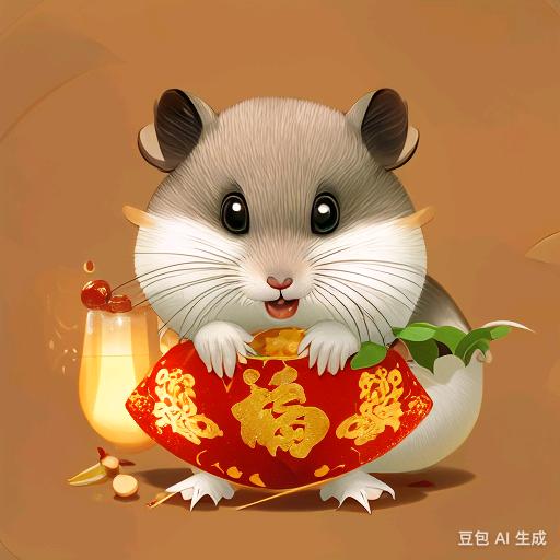 一只小仓鼠