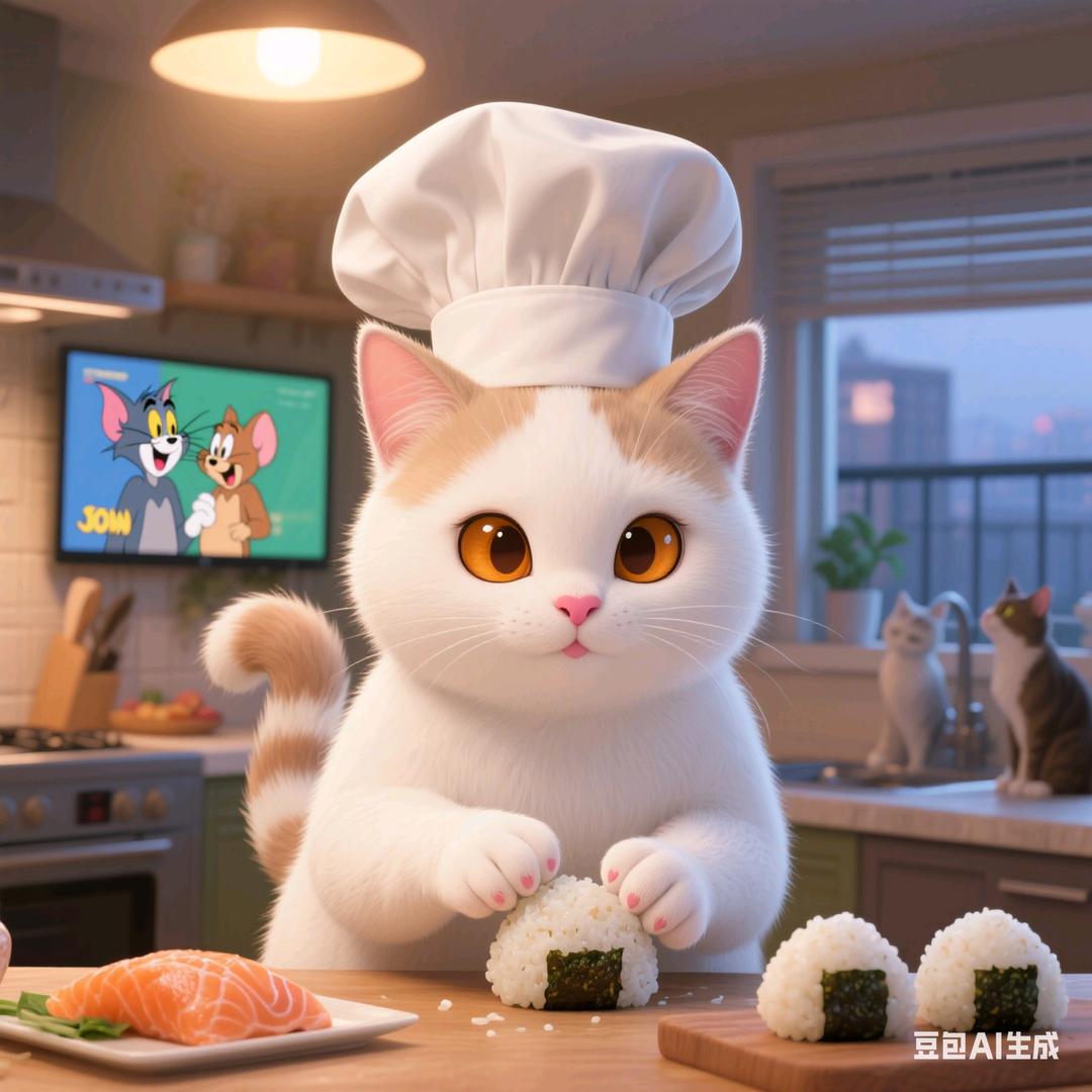 职场打工可爱小猫咪