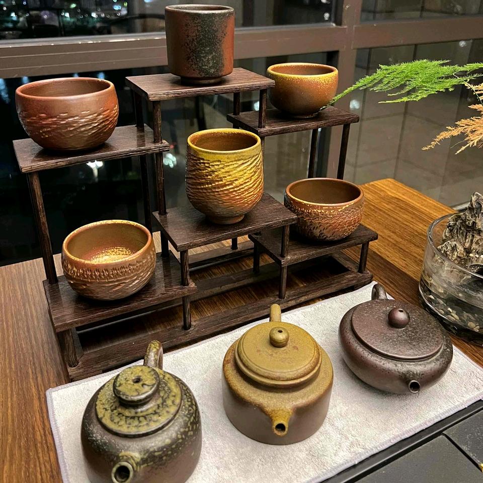 泥人柴茶器(柴烧)