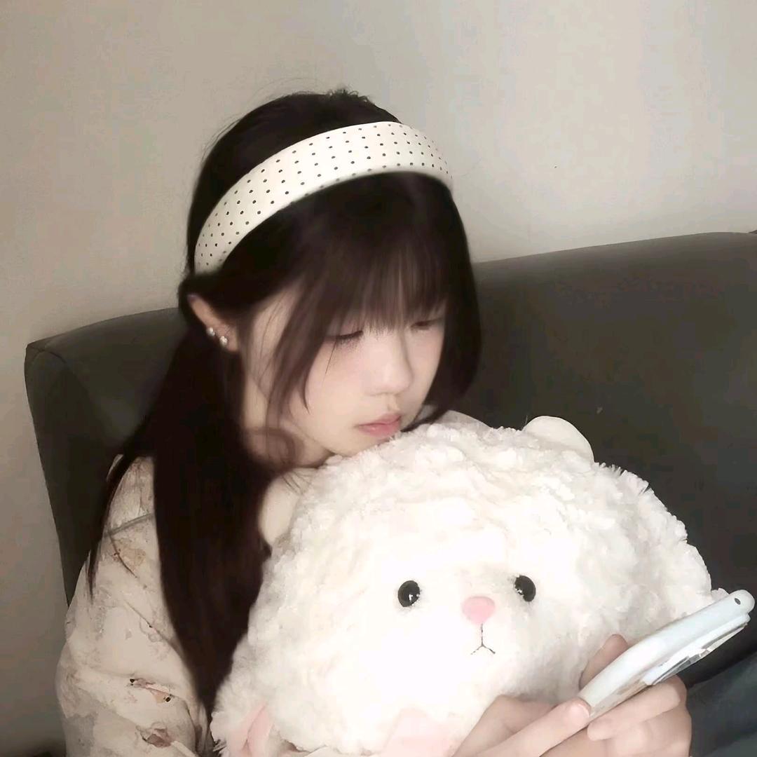 刘海翘起来了
