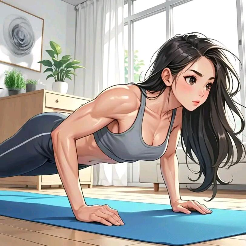 爱健身的花花姐