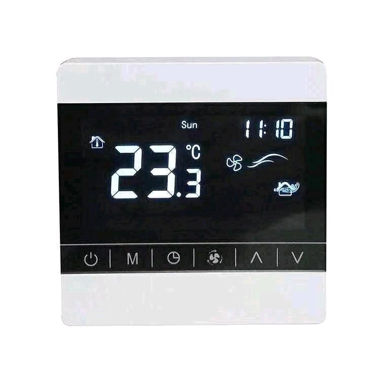 卖中央空调风机盘管温控器控制面板的羽球人