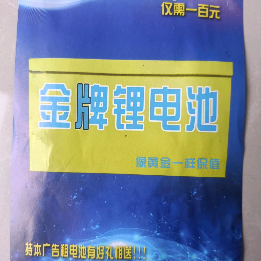 金牌锂电池
