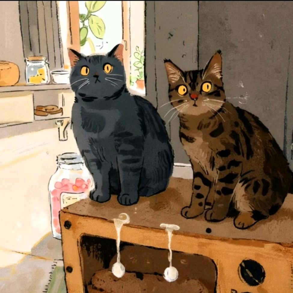 豆包与三月🐱