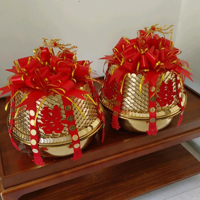 婚礼聚宝盆手工制作