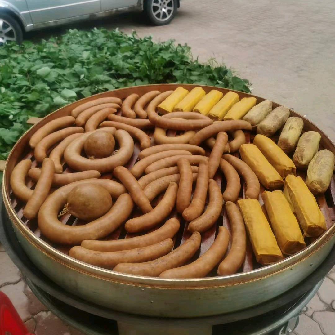 红旗大集卖香肠的幸福姥姥