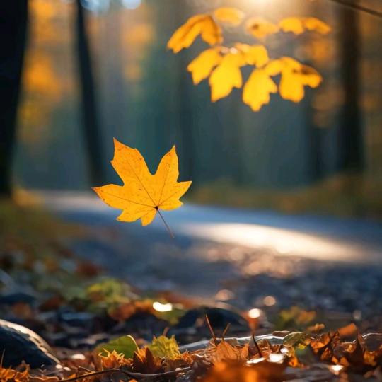 🍁᭄叶落🕊꯭᭄꯭ꦿ无声 ࿐