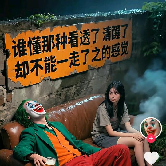 乌鸦说情话。