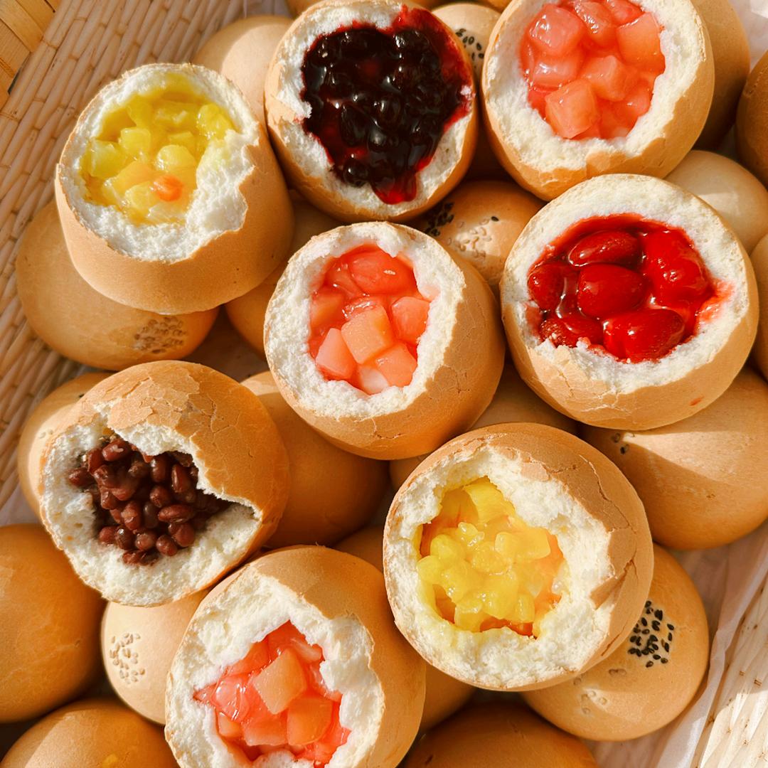 小齐家奶香水果烤馒头