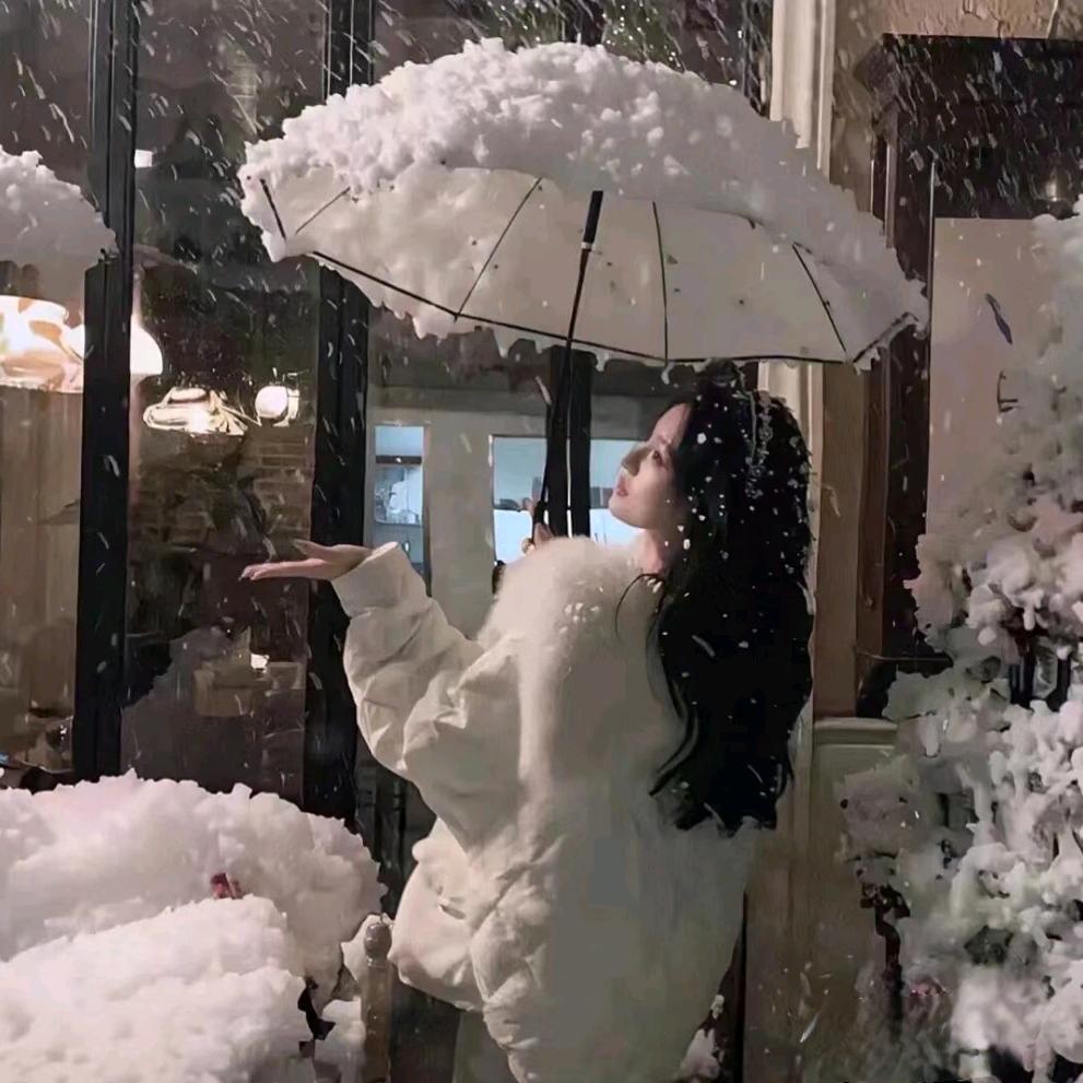 认真的雪
