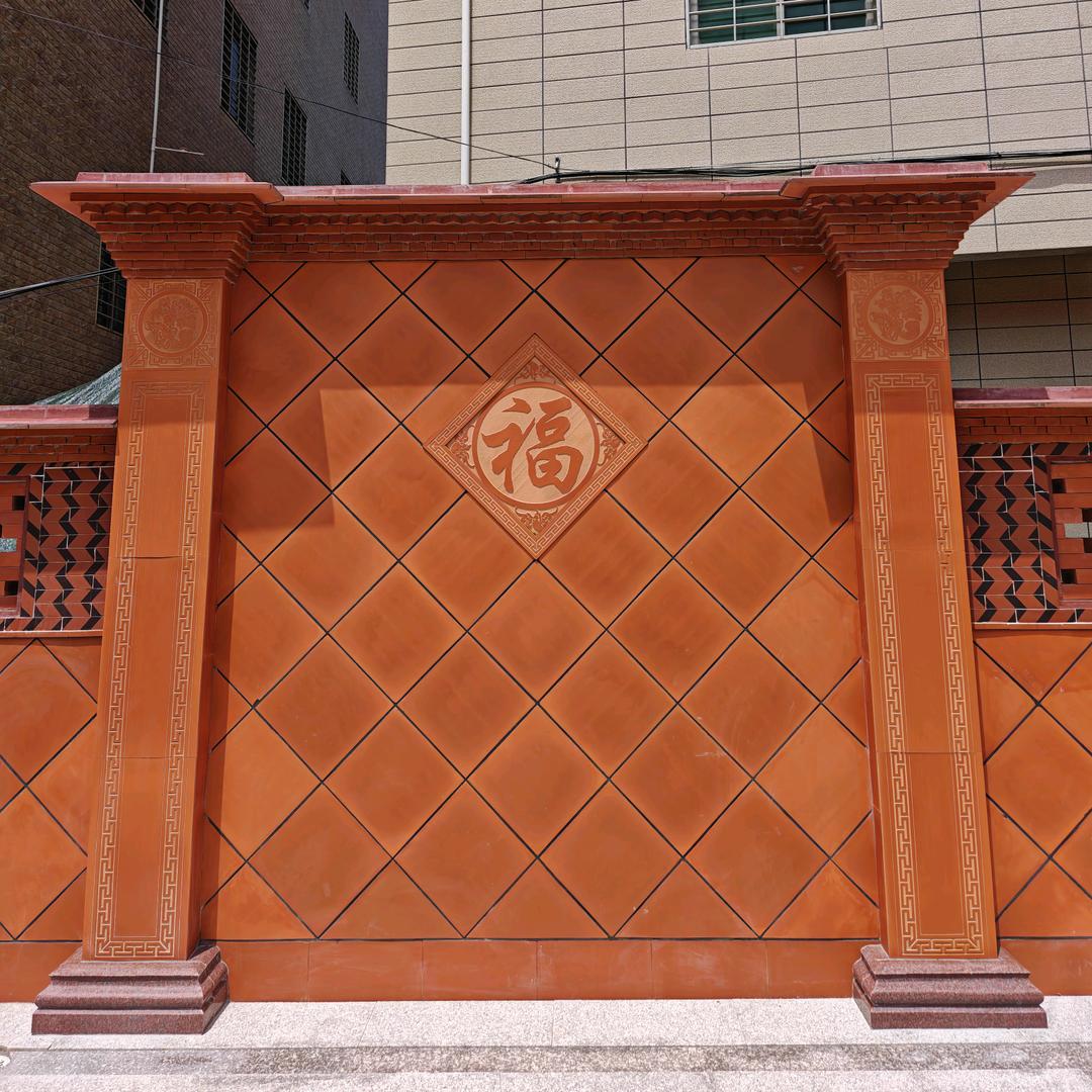 太阳蝶红砖古建