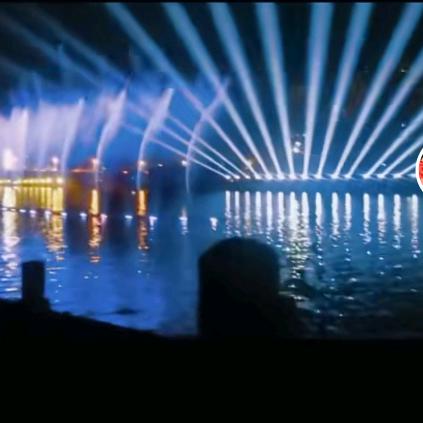 音乐喷泉，水景灯光