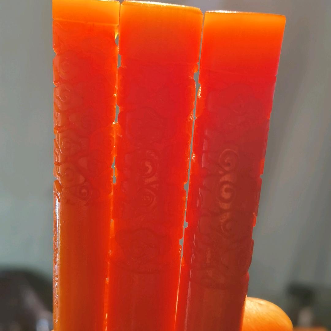 实心竹精品玉化料