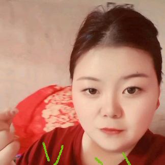 小脸通红