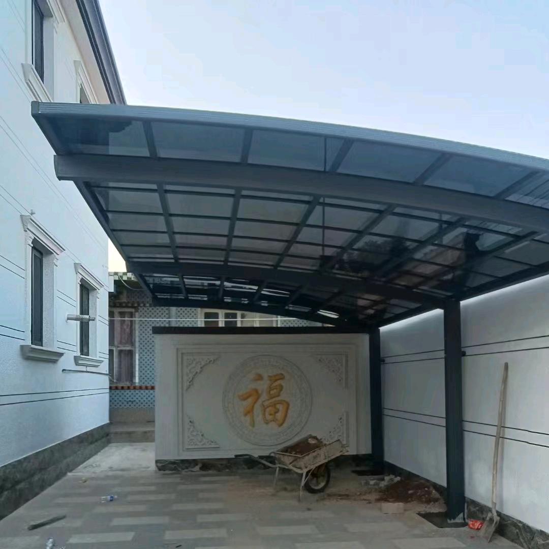 双甲铝合金雨棚车棚