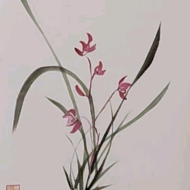 #兰韵藏诗 一笔一诗见风雅