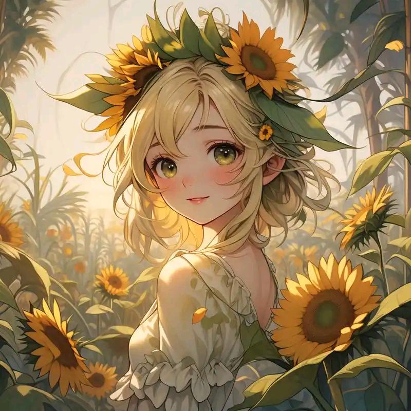 太阳花向蓝天