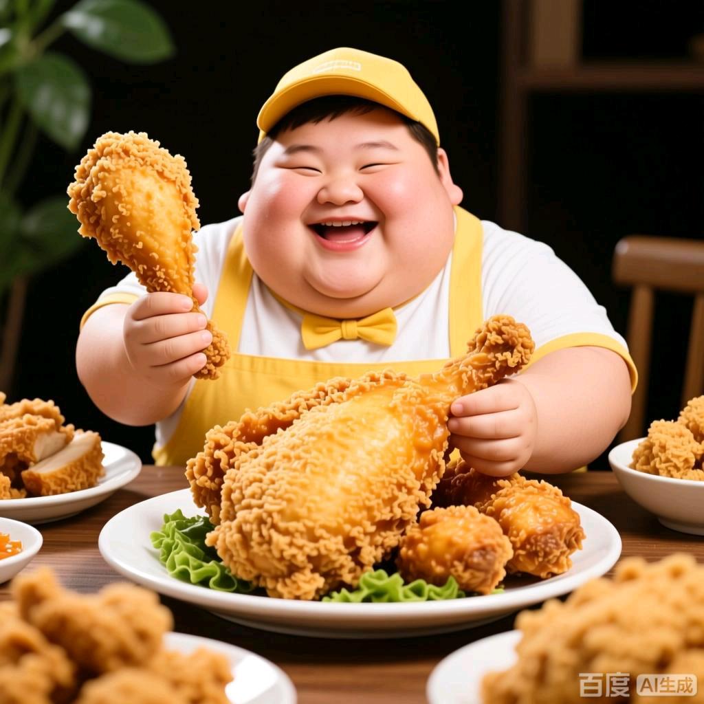 胖子炸鸡(  中润夜市)