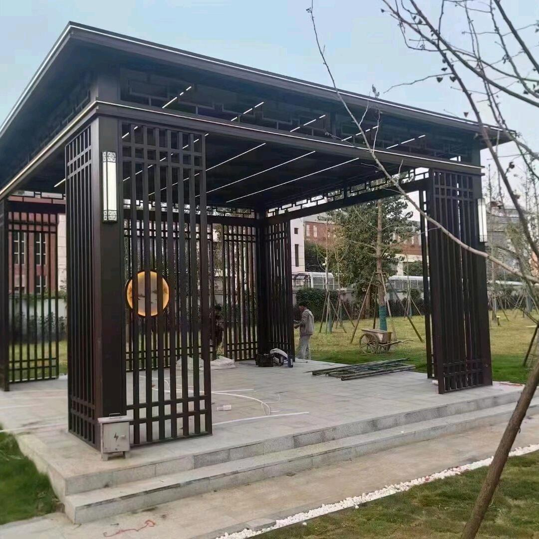 铝艺庭院大门设计