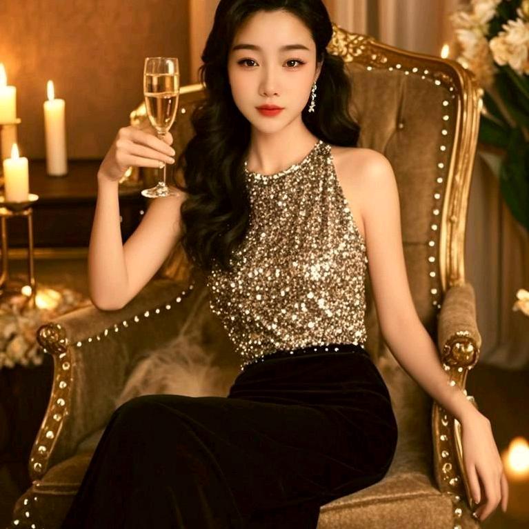 卖大闸蟹的小姐姐。