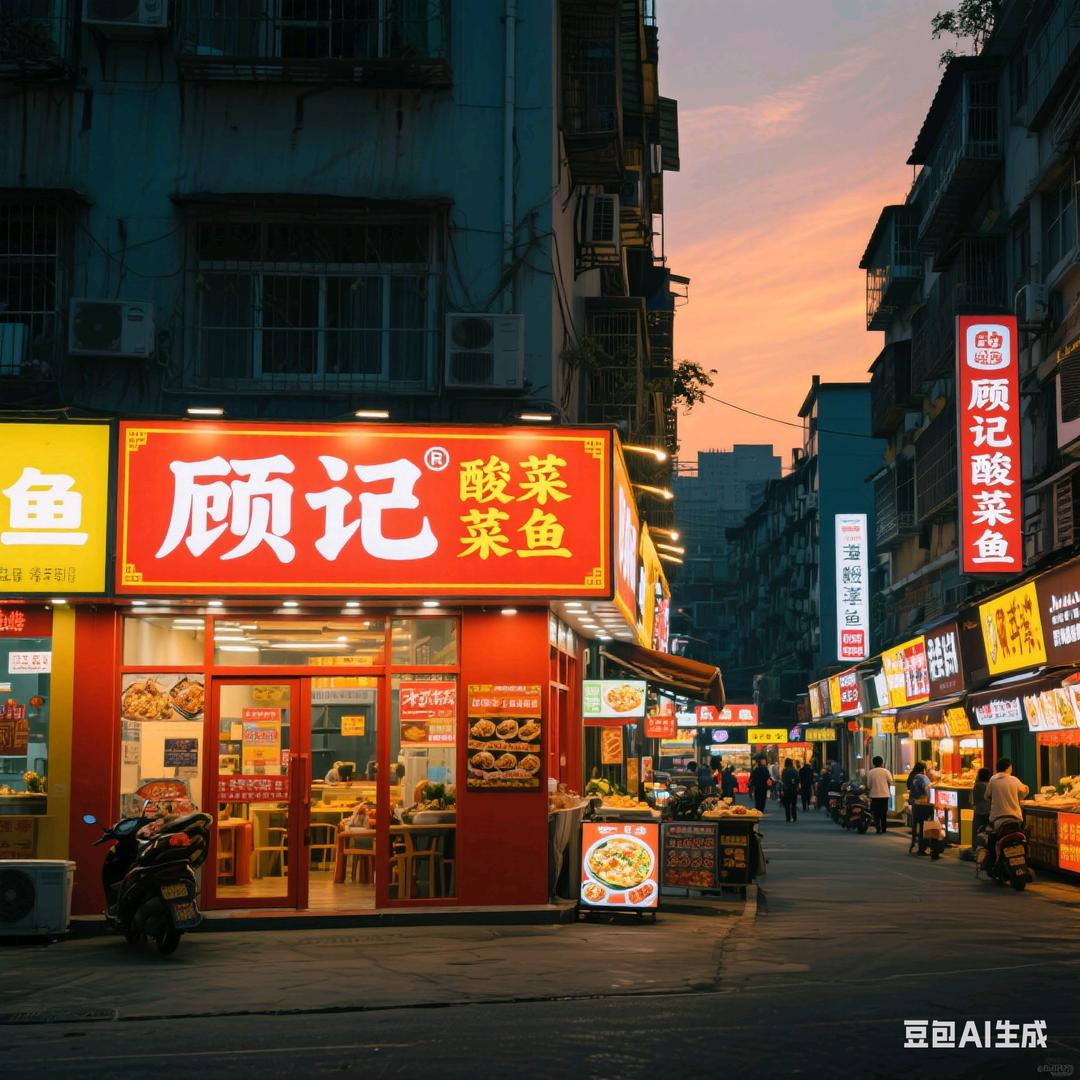 顾记酸菜鱼家常小炒