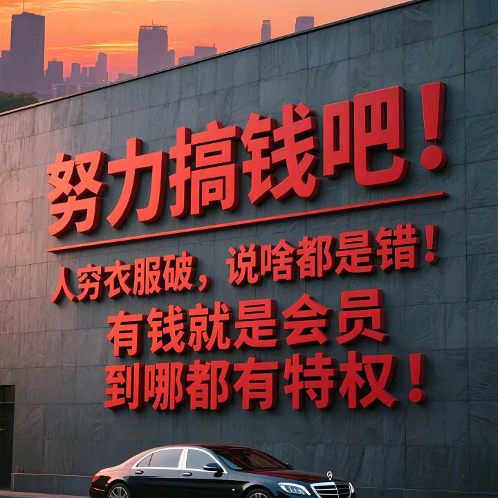 努力搞钱吧