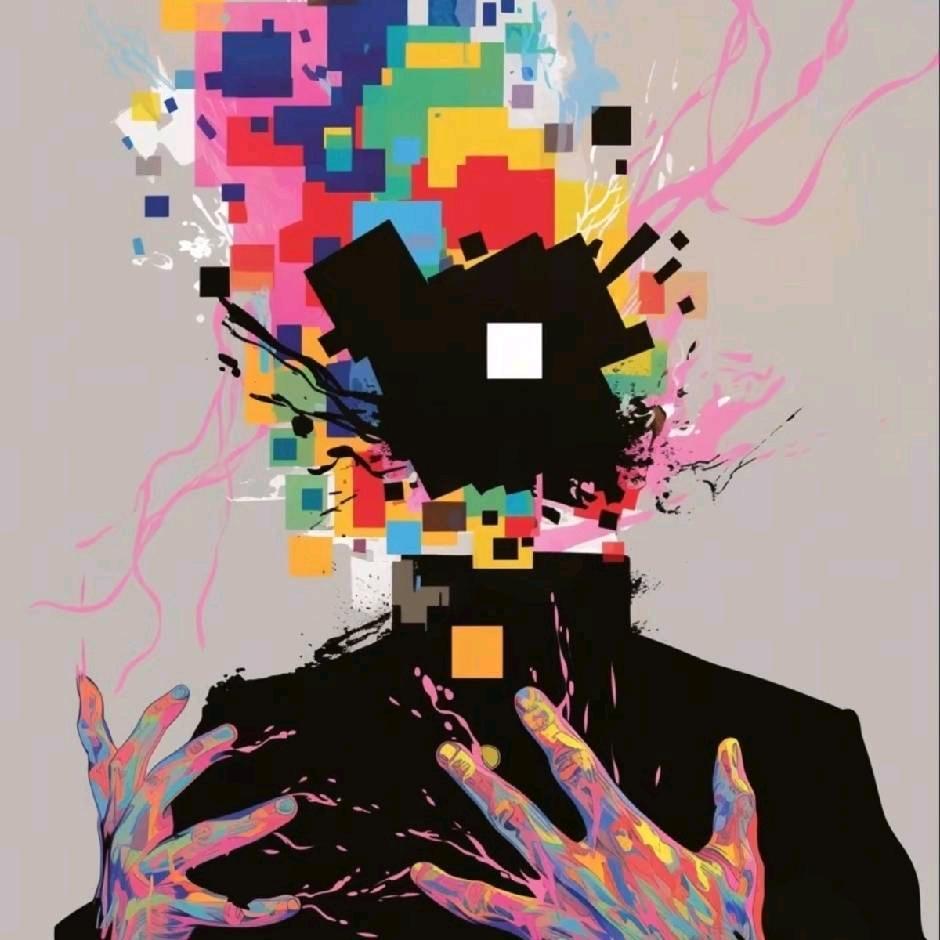 晒黑了戴帽子的人