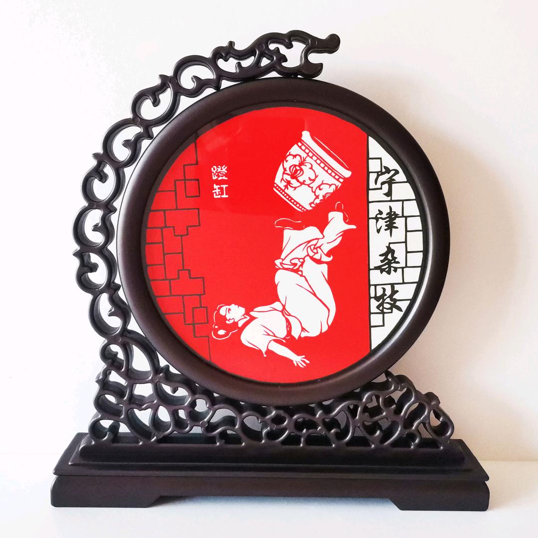 德州山花剪纸张蒙