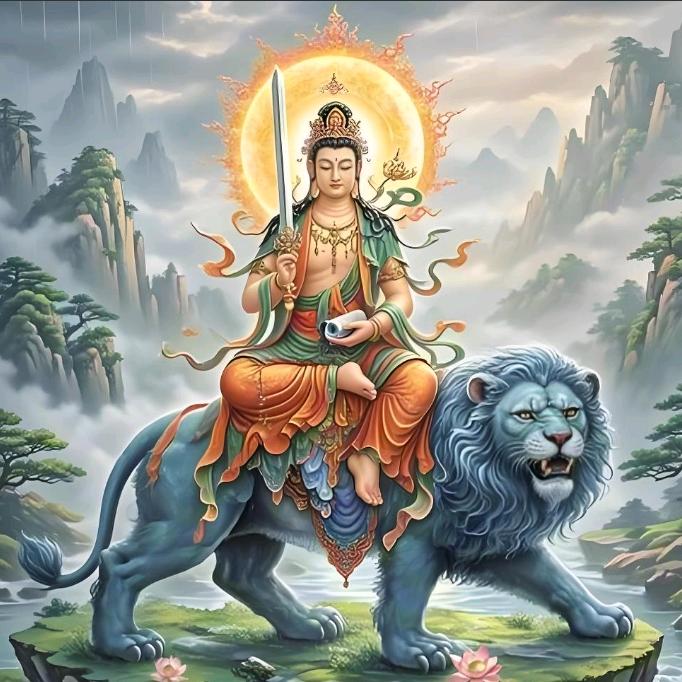 文殊菩萨【五台山点灯跑腿】