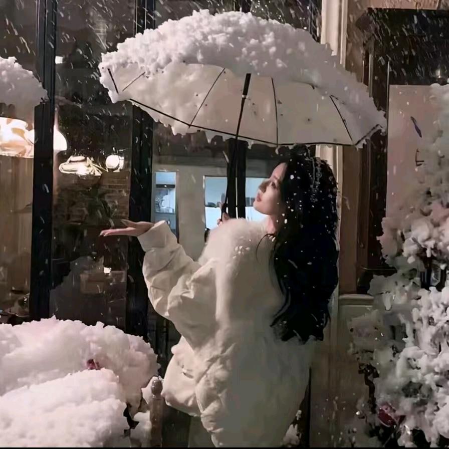 雪花飘舞
