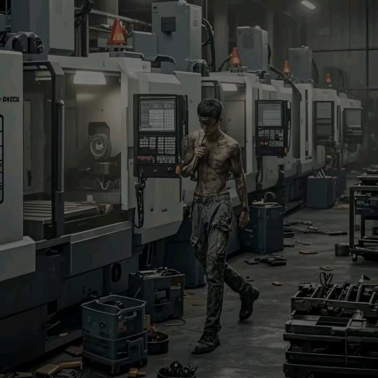 湖北仔在广东做机加工