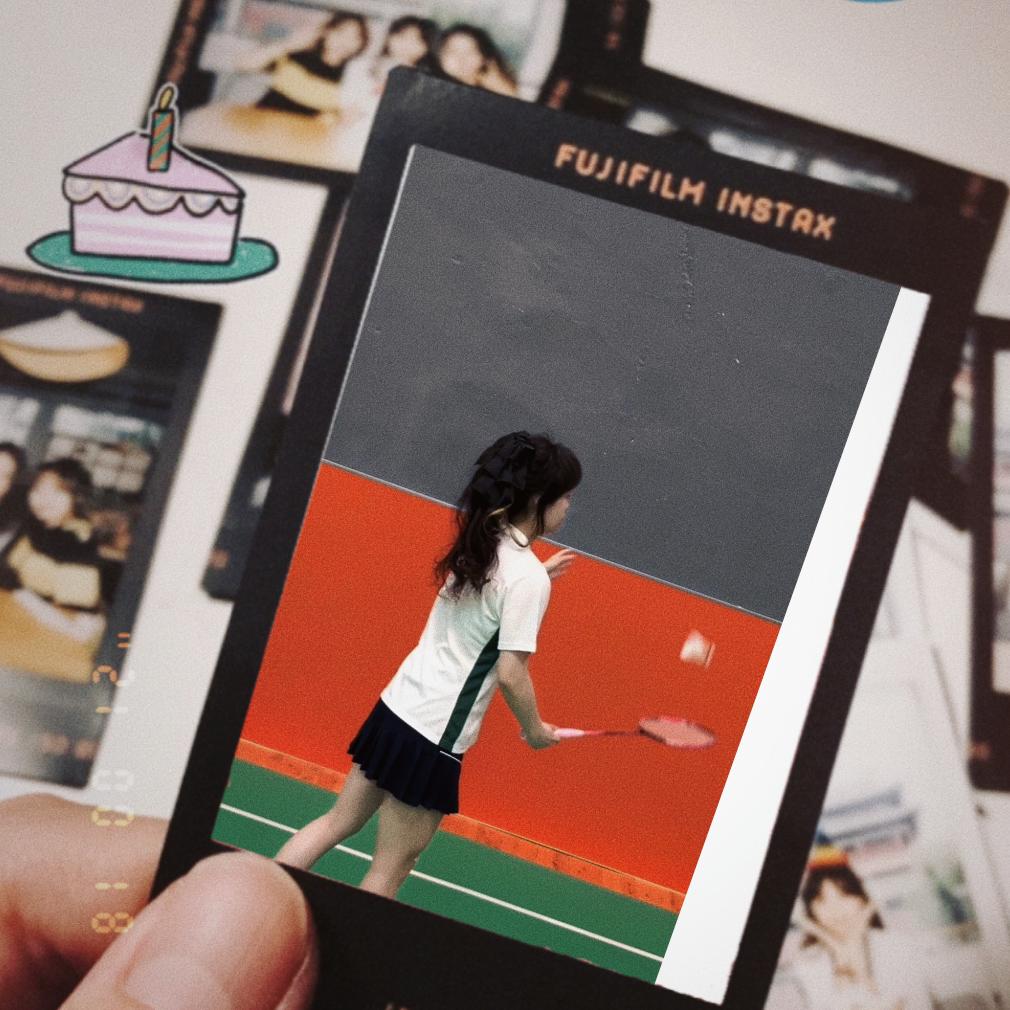 小雨在练球🏸