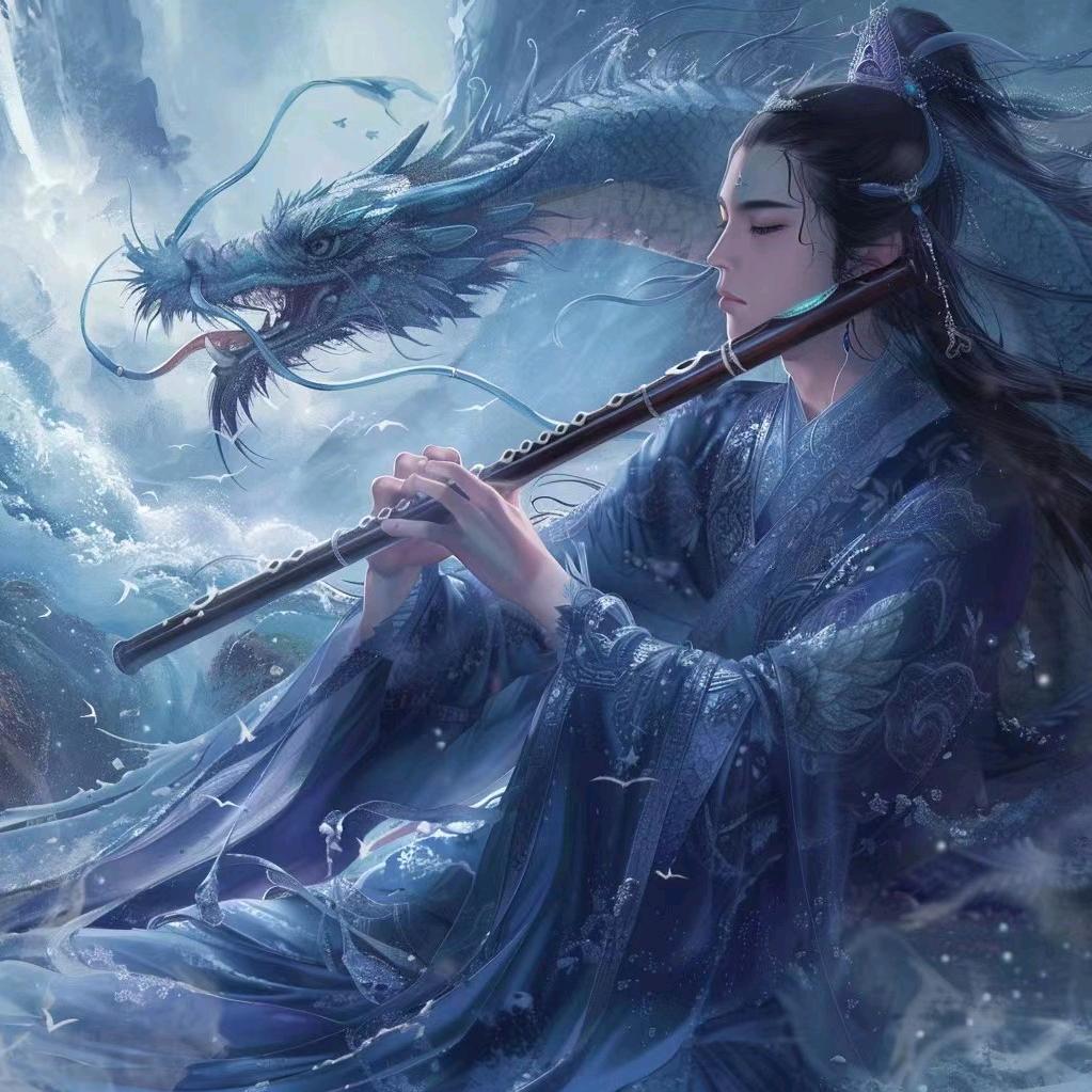 教竹笛的小黄