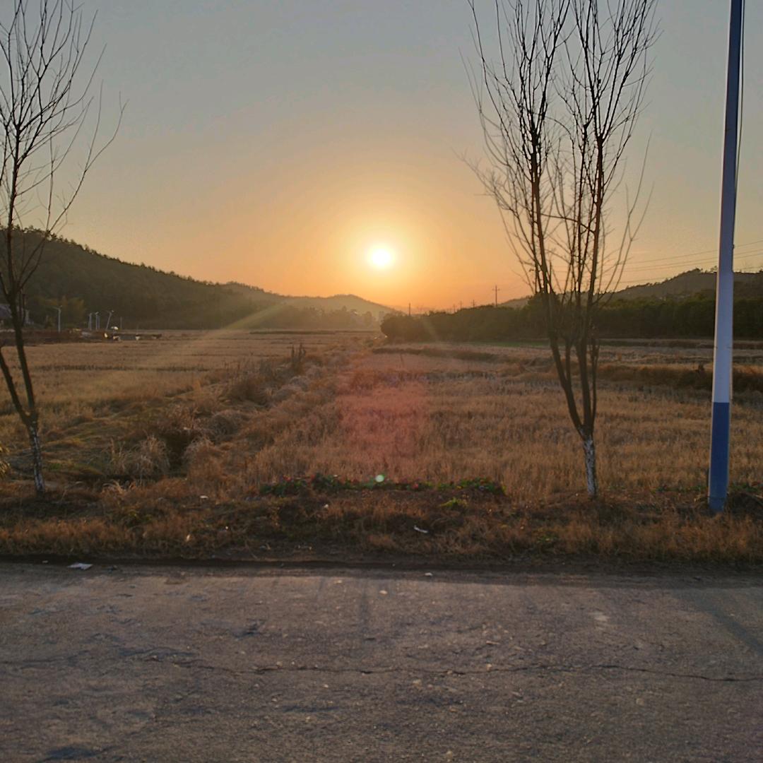 那晚夕阳很美