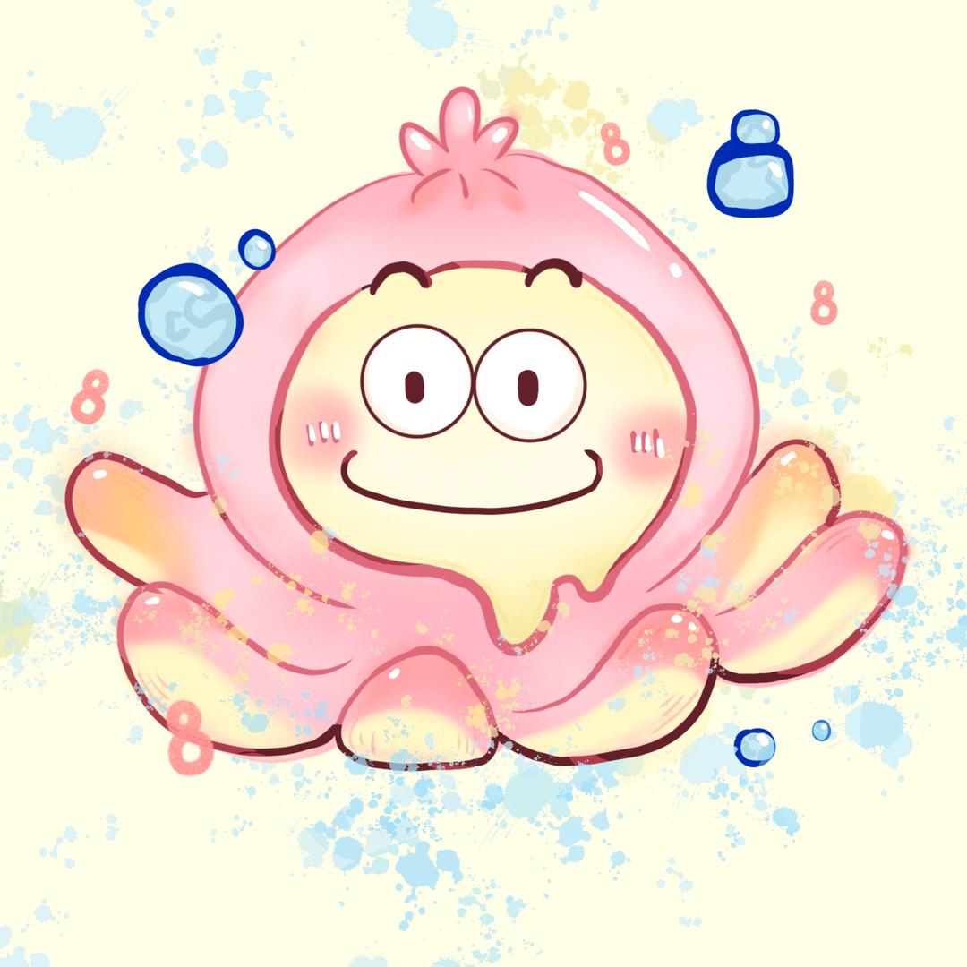 流黄八爪鱼