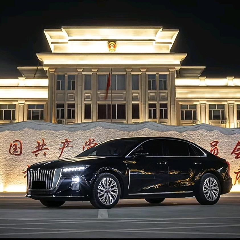开红旗的汤先生