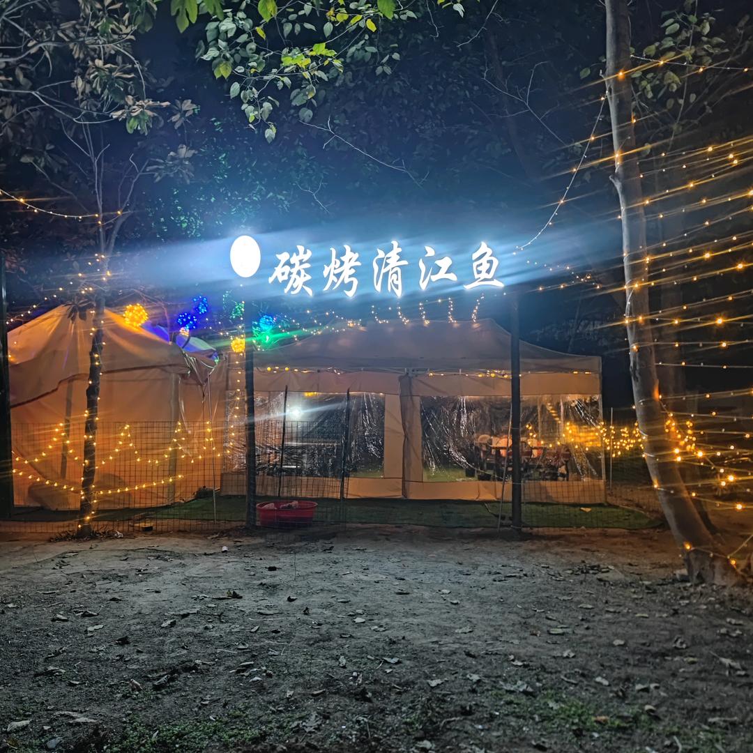 周记碳烤鱼夜市