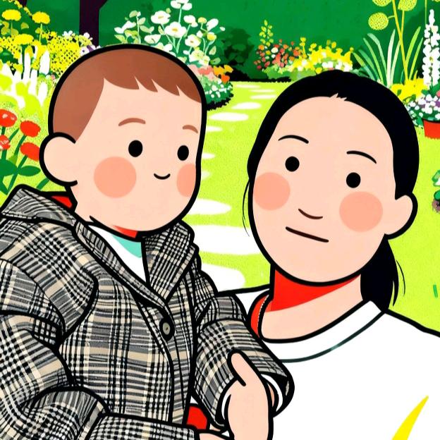 👶🏻小天使宝贝开心💕我也开心巜两半