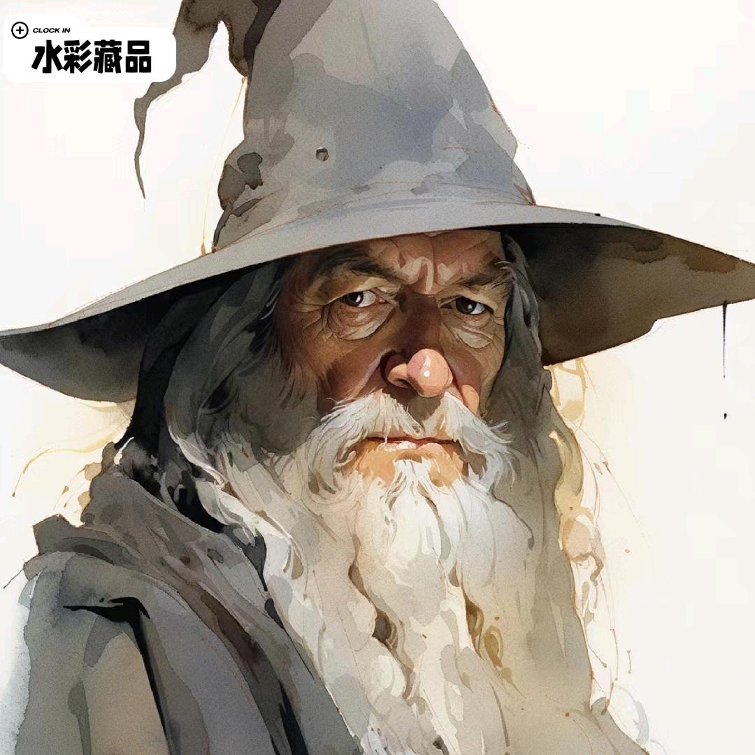 拿毛笔的甘道夫