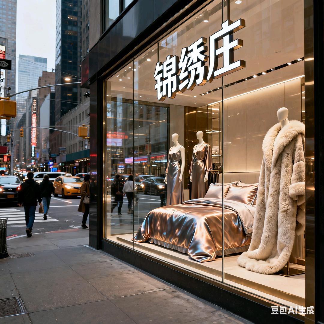 锦绣庄《蚕丝被，鹅绒被，大豆被》