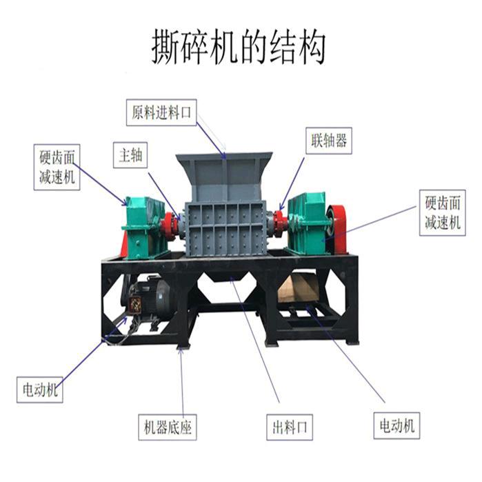 撕碎机破碎机烘干机