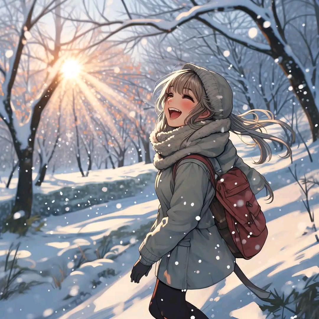 认真的雪