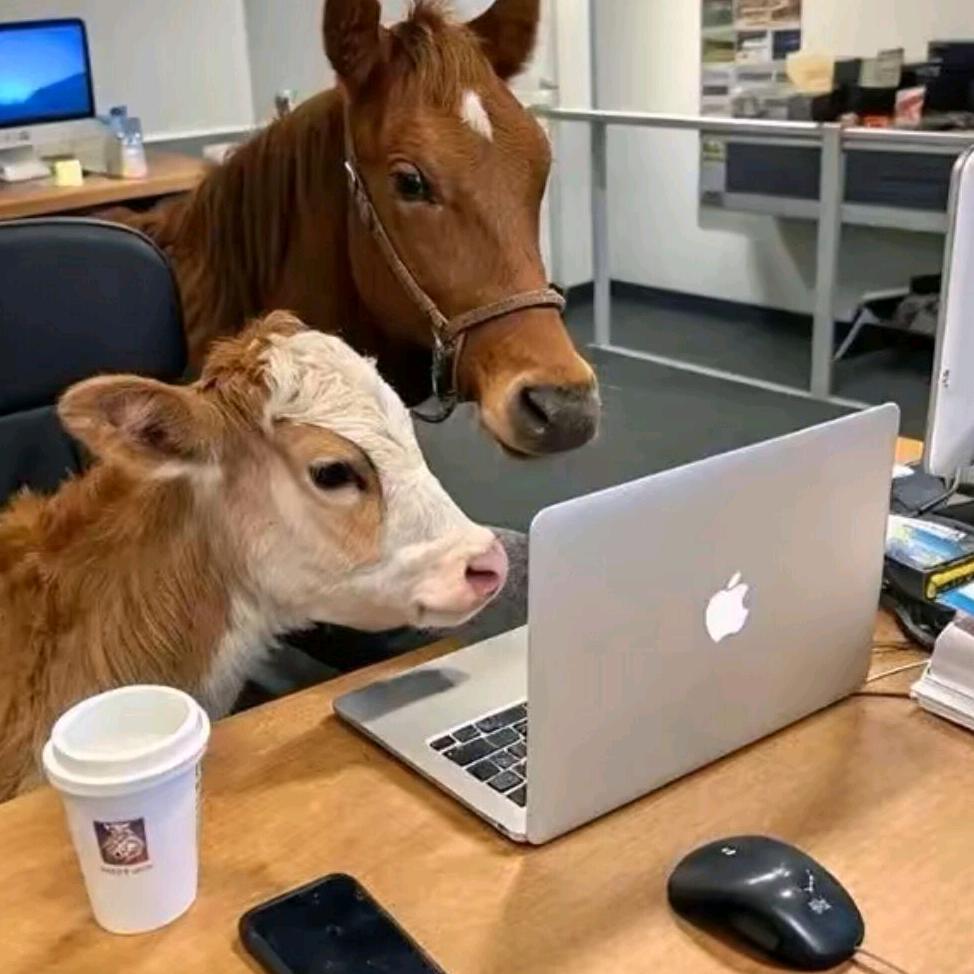 🐮🐴